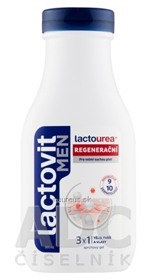 Levně AC MARCA, S.L. Lactovit MEN Lactourea 3v1 Sprchový gel regenerační 1x300 ml 300ml