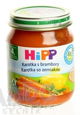 Levně Hipp Beteiligungs AG HiPP Příkrm Karotka s bramborami zeleninový (od ukonč. 4. měsíce) 1x125 g 125 g