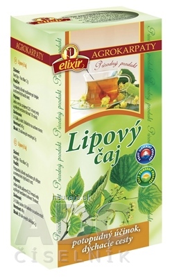 Levně AGROKARPATY, s.r.o. Plavnica AGROKARPATY Lipový čaj čistý přírodní produkt, 20x2 g (40 g) 20 x 2 g