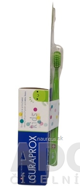 Levně Curaden International AG CURAPROX Kids 6+ + CS 5500 kids ultra soft dětská zubní pasta, příchuť máta 60 ml + zubní kartáček 1x1 set