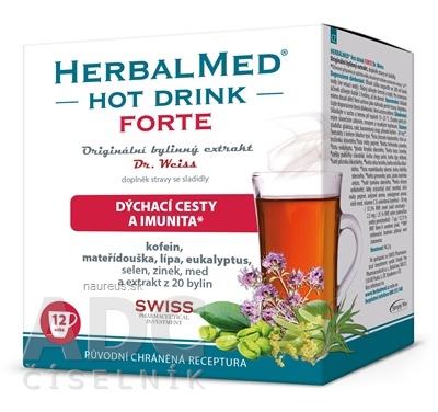 Levně Simply You Pharmaceuticals a.s. HERBALMED HotDrink FORTE - Dr.Weis sáčky 1x12 ks