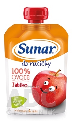 Levně HERO CZECH s.r.o. Sunar Do ručičky JABLKO 100% ovoce (od ukonč. 4. měsíce) 1x100 g 100 g