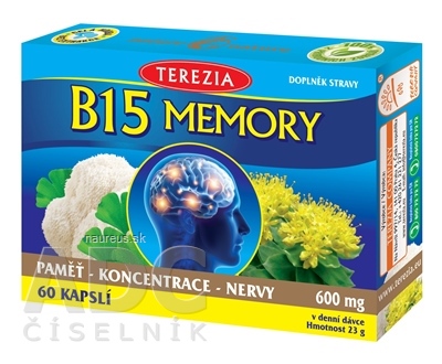 Levně TEREZIA COMPANY s.r.o. TEREZIA B15 MEMORY cps 1x60 ks 60 ks