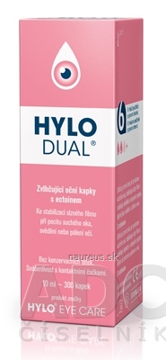 Levně URSAPHARM Arzneimittel GmbH HYLO DUAL zvlhčující oční kapky 1x10 ml 10 ml