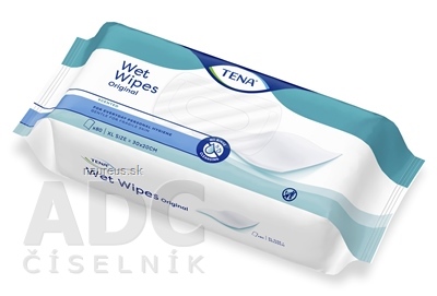 Levně Essity TENA vlhčené ubrousky (Wet Wipes) (XL SIZE, 30 cm x 20 cm) 1x80 ks