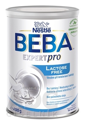 Levně Nestlé Nederland b.v. BEBA EXPERT pro Lactose free počáteční kojenecká výživa (od narození) 1x400 g