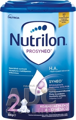 Nutricia Infant Nutrition Ltd. Nutrilon 2 PROSYNEO HA - Hydrolyzed Advance následná kojenecká výživa (6-12 měsíců) 1x800 g 