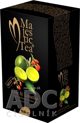 BIOGENA CB spol. s r.o. Biogena Majestic Tea Goji &amp; Limetka ovocno-bylinná směs 20x2,5 g (50 g) 