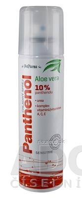 Levně MedPharma, spol. s r.o. MedPharma PANTHENOL 10% chladivého SPREJ Sensitive, s Aloe vera 1x150 ml 150ml