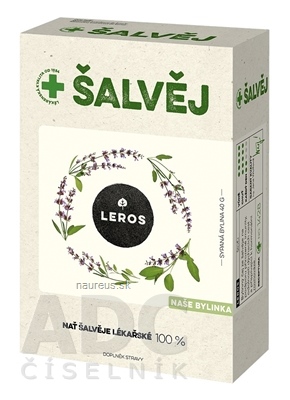 Levně LEROS, s r.o. LEROS ŠALVÍ bylinný čaj, sypaný (inov. 2021) 1x40 g