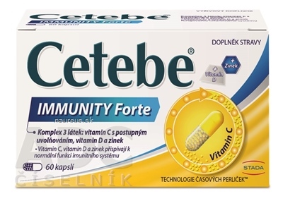 Levně Omega Pharma manufacturing Verwaltungs GmbH Cetebe Immunity Forte cps 1x60 ks