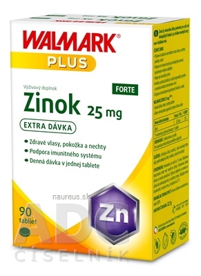 Levně WALMARK, a.s. WALMARK Zinek FORTE 25 mg tbl 1x90 ks 90 ks