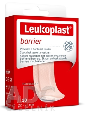 Levně BSN Medical GmbH LEUKOPLAST BARRIER náplast na rány, 22x72 mm (inov.2020/2021) 1x10 ks