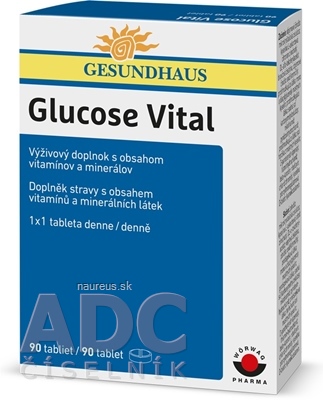 Levně Mauermann-Arzneimittel KG Glucose Vital tbl 1x90 ks 90 ks