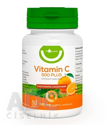 Levně VULM s.r.o. VULM Vitamin C 500 PLUS tbl 1x50 ks