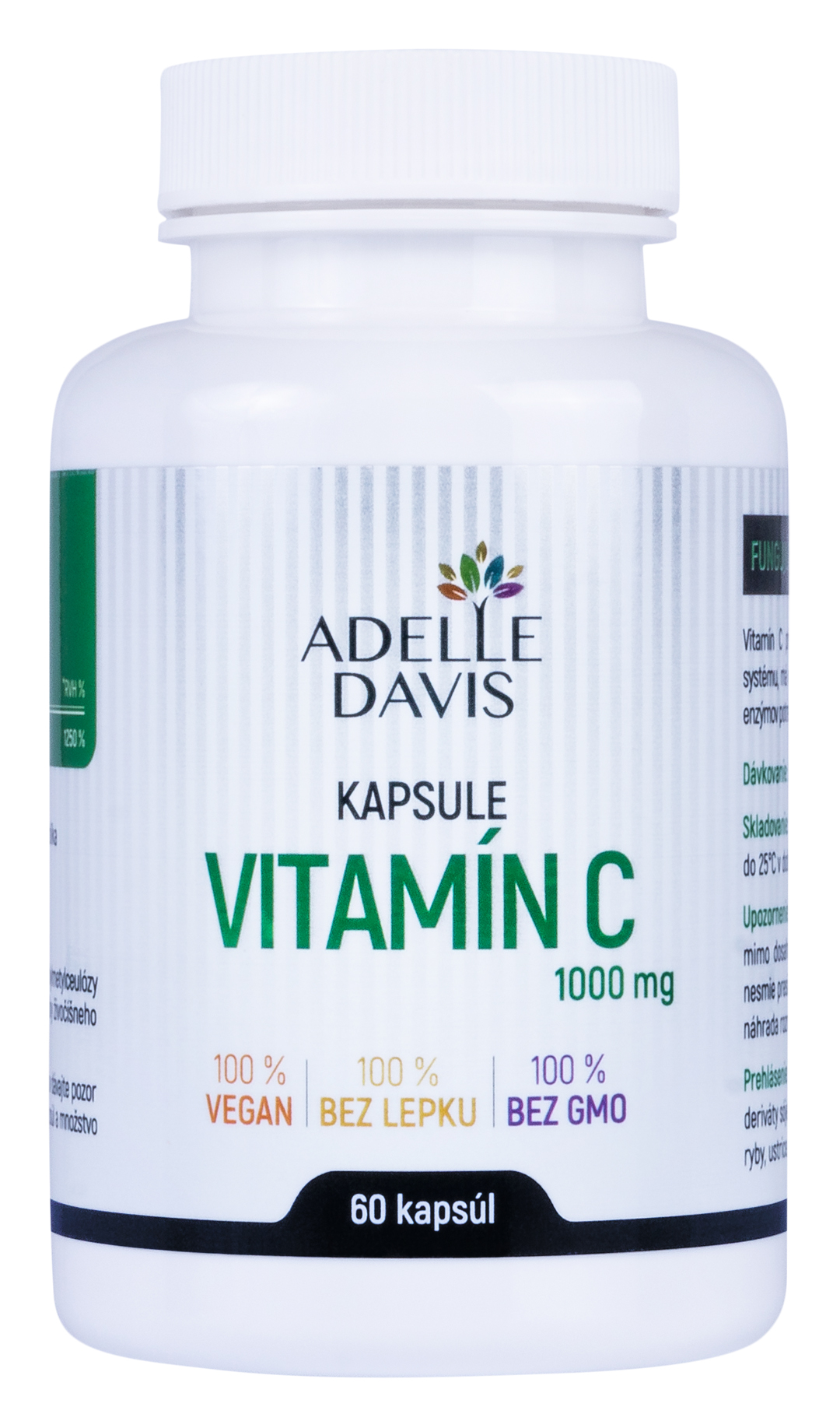 Levně Adelle Davis Adelle Davis - Vitamin C, 1000 mg, 60 kapslí 60 ks