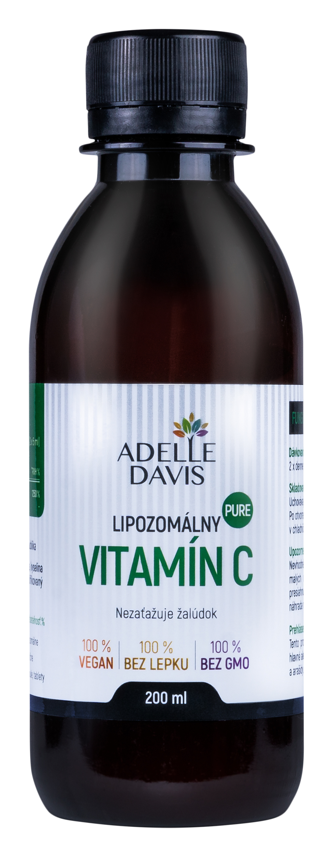Adelle Davis - Lipozomální vitamín C, 200 ml, velmi čistý