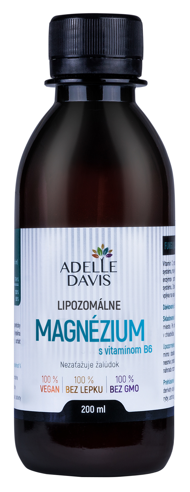 Adelle Davis - Lipozomální magnézium s vitamínem B6, 200 ml