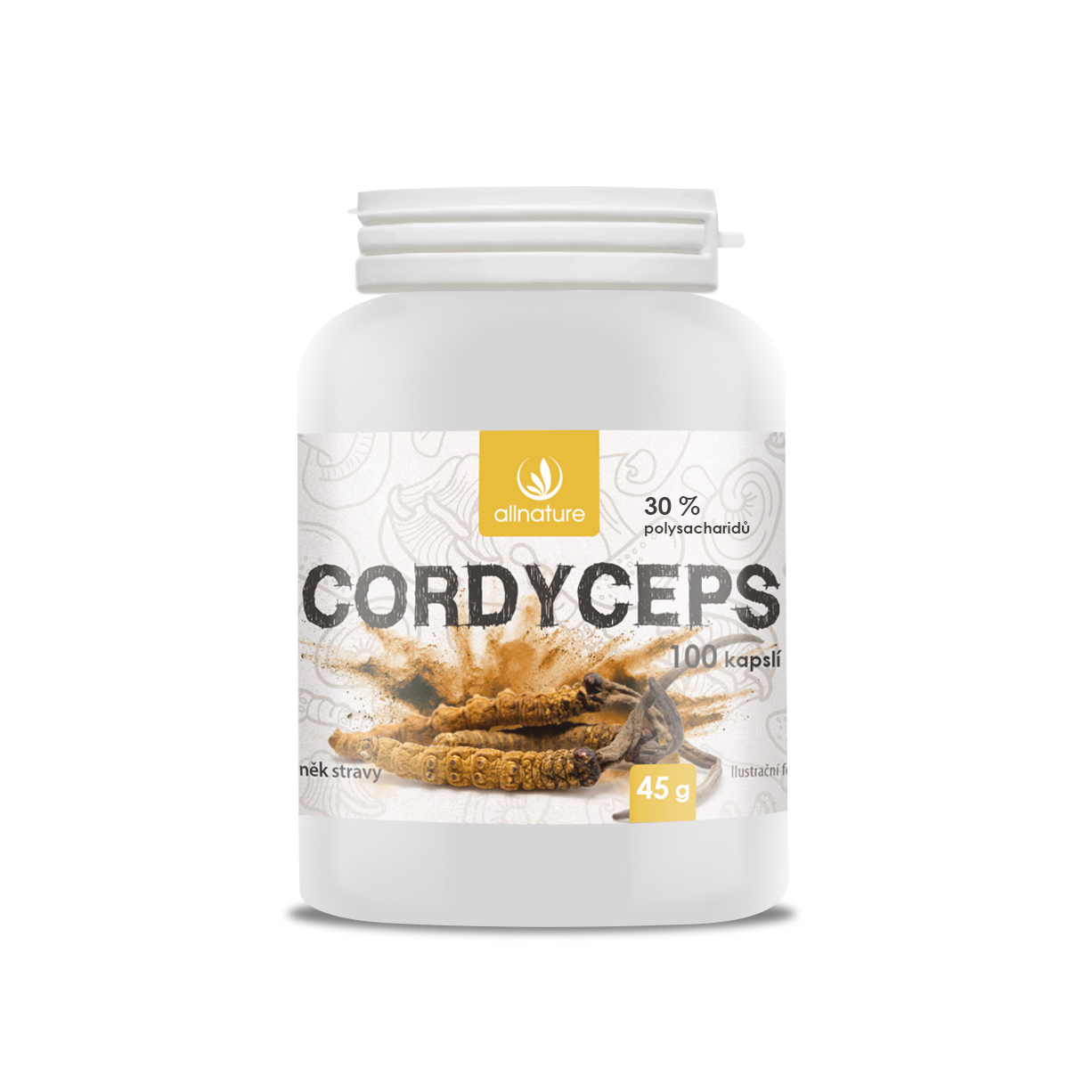 Cordyceps kapsle 100 kps.