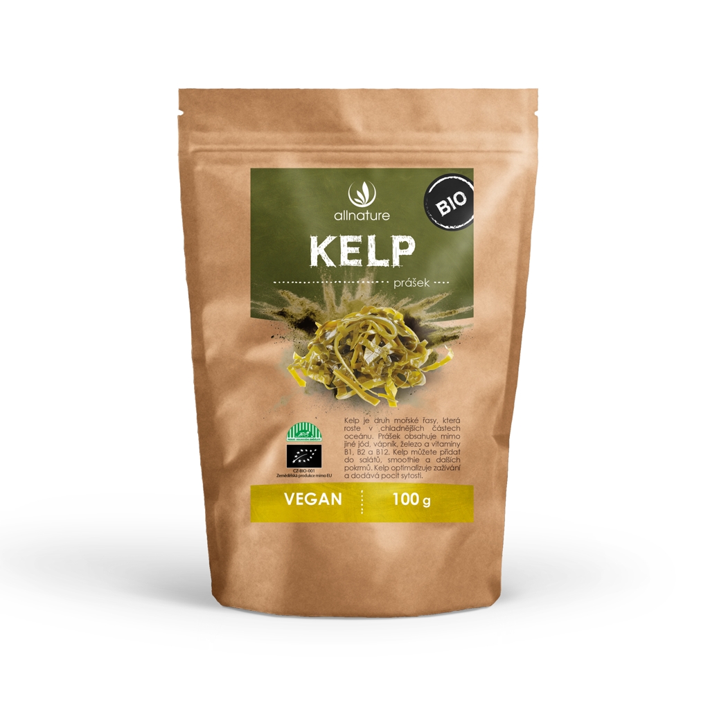 Levně Allnature Kelp prášek BIO 100 g 100 g