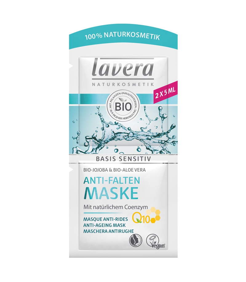 Levně Lavera Basis Sensitiv Pleťová maska ​​Q10 2x5 ml 5ml