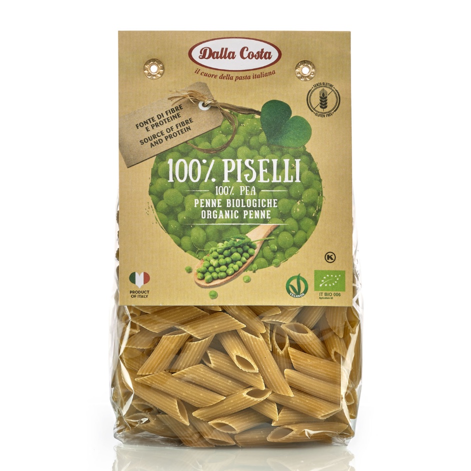 Levně Dalla Costa BIO Bezlepkové těstoviny zelený hrášek 250 g 250 g