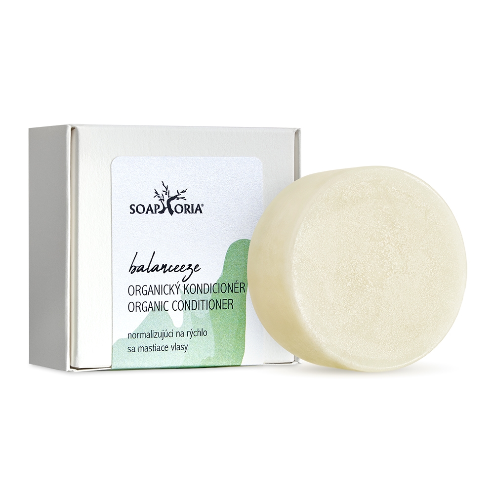 Levně SOAPHORIA Balanceeze - organický tuhý kondicionér na mastné vlasy 65 g (+/- 5%)