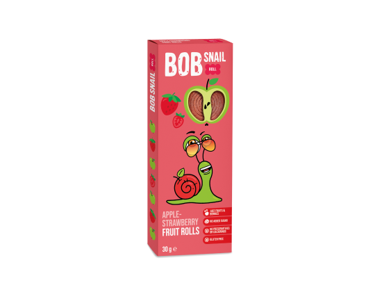Levně EIDOS Bob Snail - Ovocné plátky jablko-malinové-1 30g