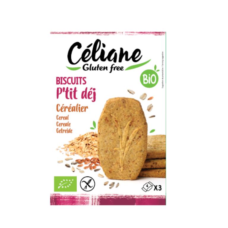 Levně Celiane glutenfree Celiane bezlepkové cereální snídaňové sušenky 140