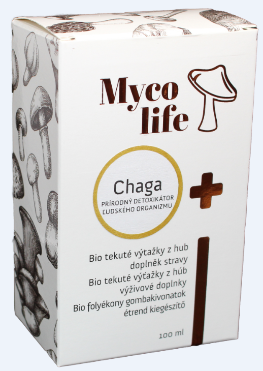 Mycolife MYCOLIFE-Chaga - 100 ml - Přírodní detoxikátor těla 100 ml