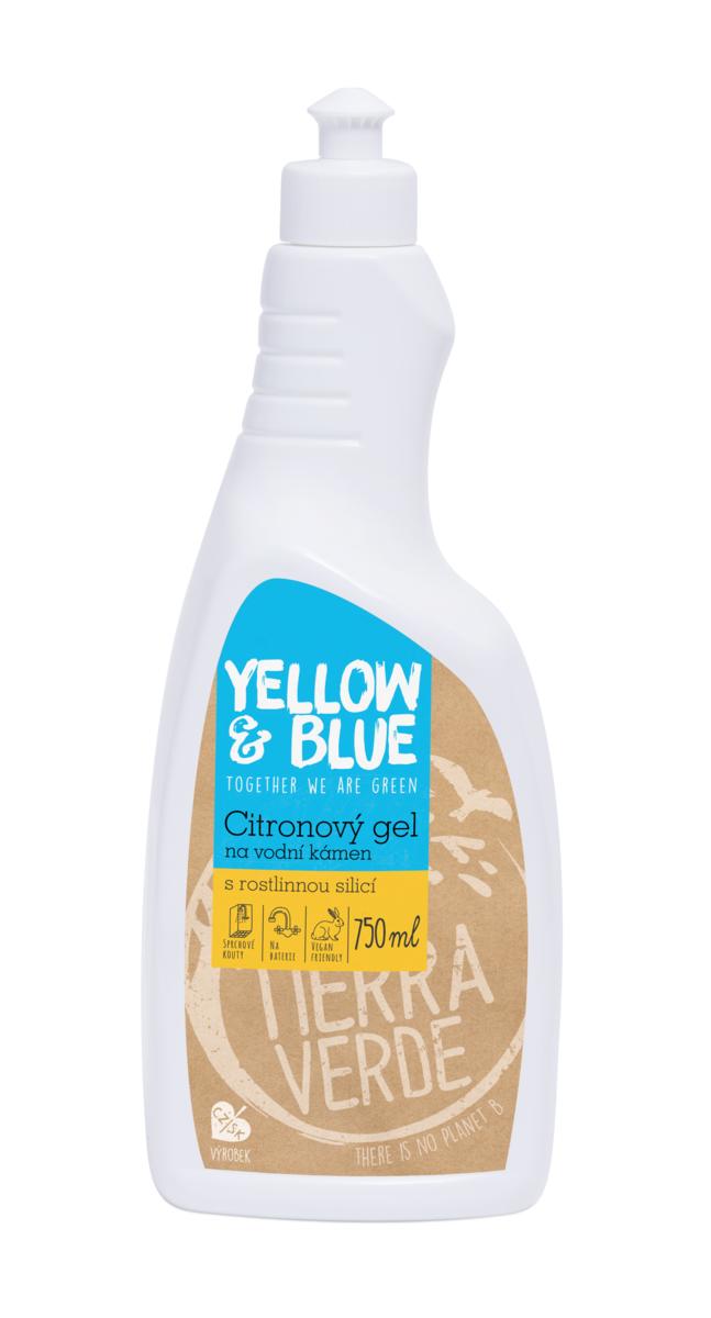 Levně Yellow & Blue Citrónový gelový čistič na vodní kámen 750 ml (láhev) 750 ml