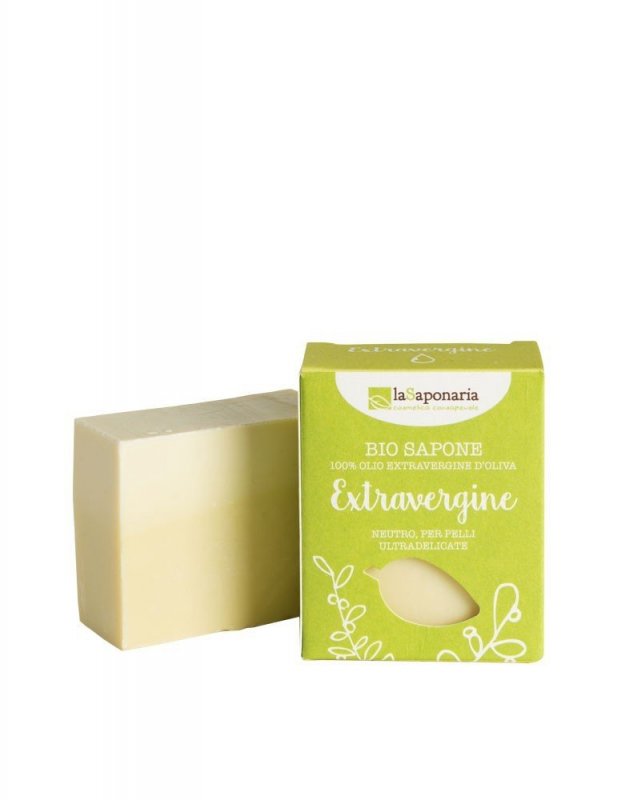 Levně laSaponaria Tuhé olivové mýdlo BIO - Neutrální (100 g) 100 g