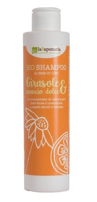 Šampon se slunečnicí a sladkým pomerančem BIO (200 ml)