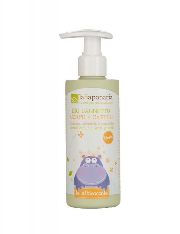 Levně laSaponaria Jemný tělový a vlasový mycí gel pro děti BIO (190 ml) 190 ml