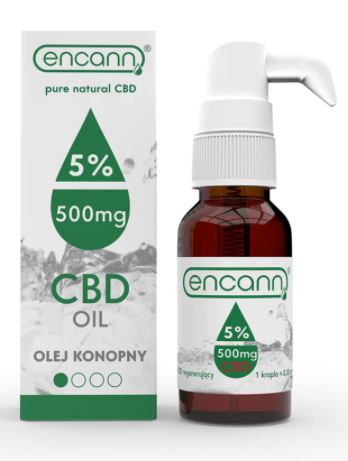 Levně Encann CBD konopný olej 5% full spectrum 10 ml