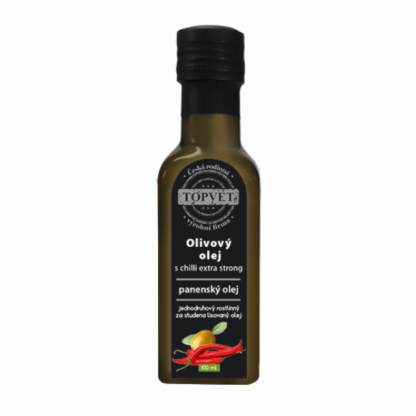 Levně TOPVET Olivový olej s chilli - extra silný 100ml 100 ml
