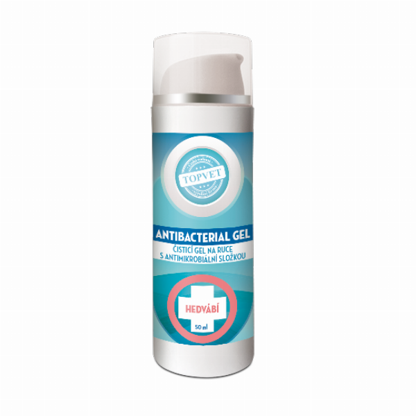 Levně TOPVET Antibakteriální gel na ruce - Hedvábí 50ml 50 ml