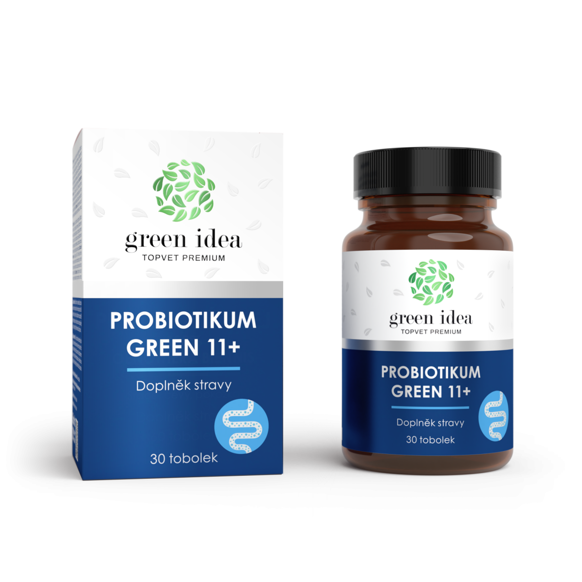 Levně TOPVET GREEN IDEA Probiotikum GREEN 11+ 30 ks