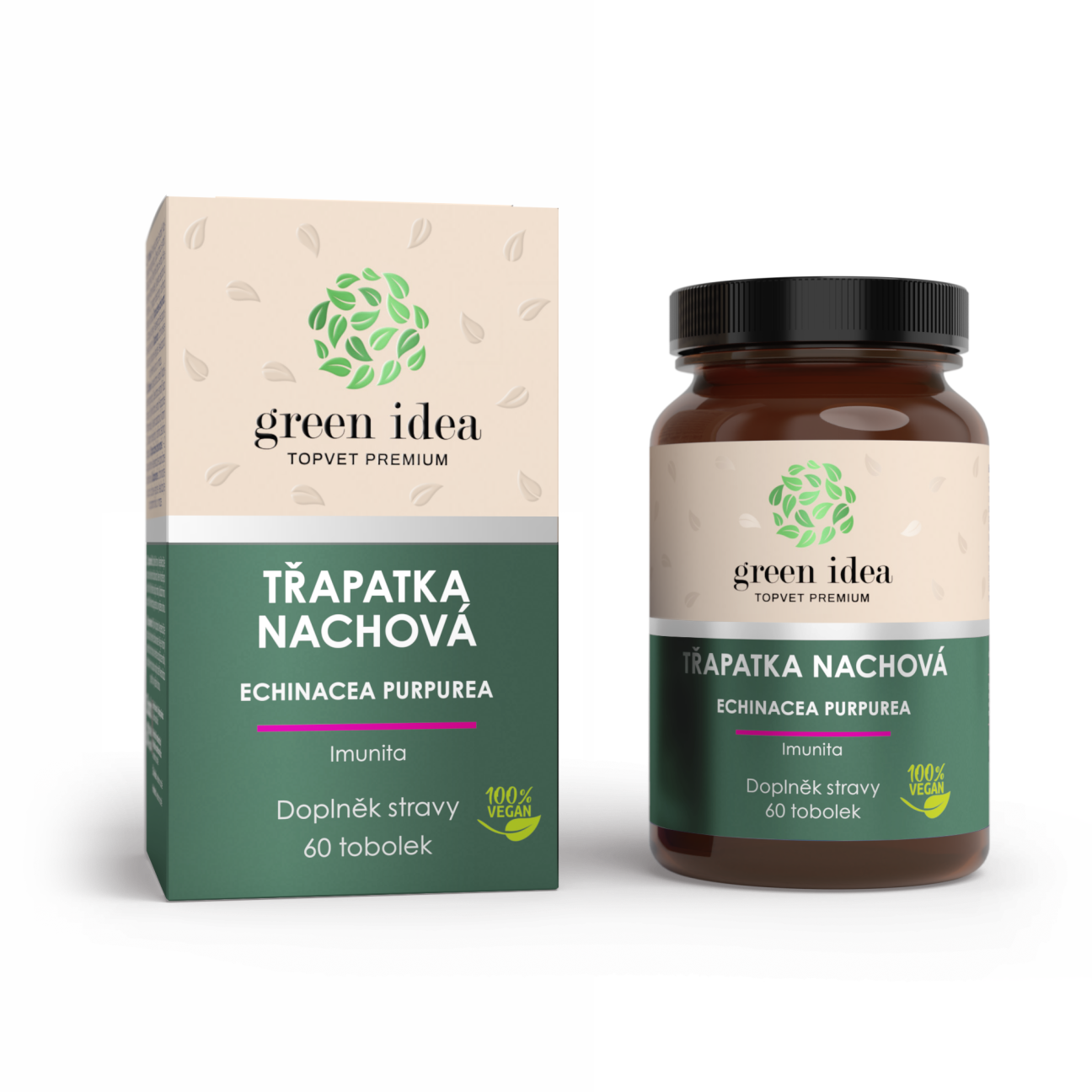 Levně TOPVET Echinacea bylinný extrakt - Echinacea 60 ks
