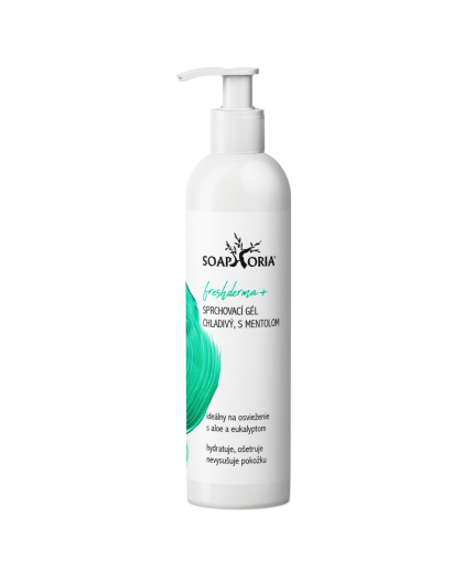 Levně SOAPHORIA Freshderma+ osvěžující sprchový gel s chladivým efektem Menthol &amp; Eucalyptus 250 ml