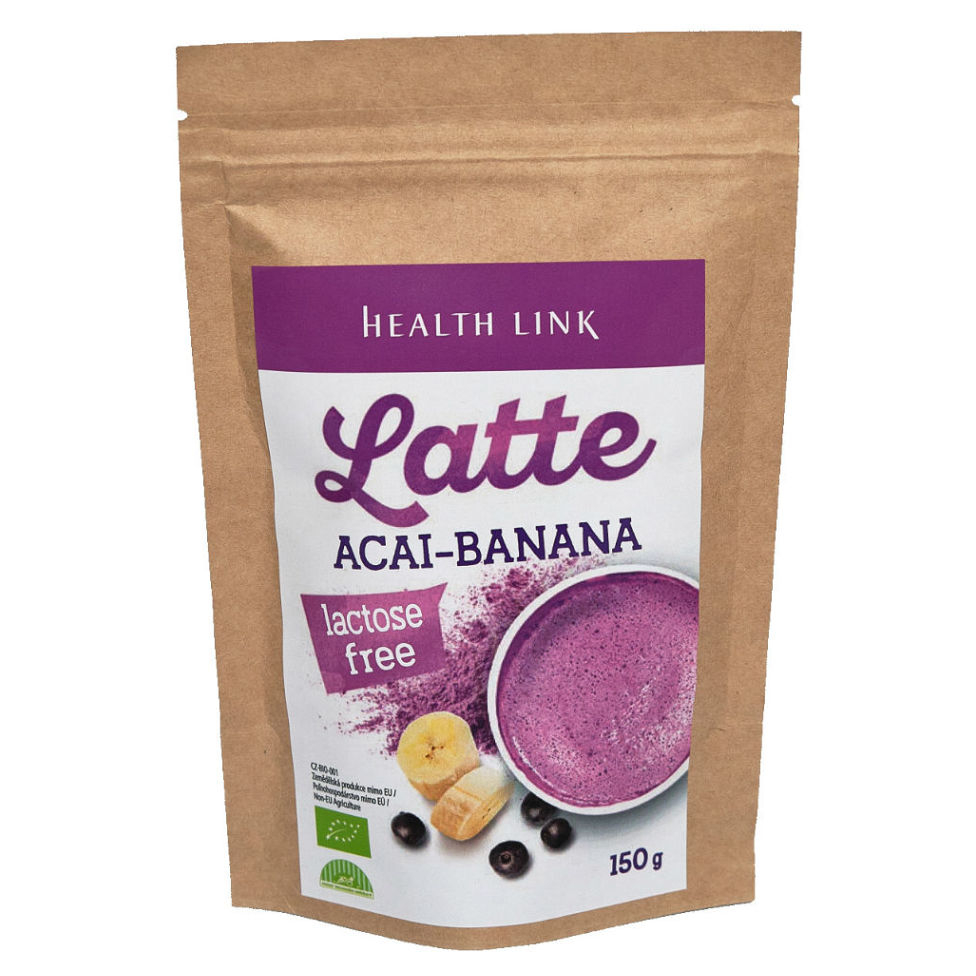 Levně Health Link BIO Acai-banán latte 150g 150g