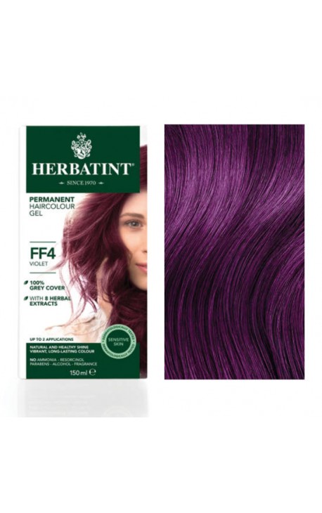 Levně HERBATINT HERBATINT FF4 fialová permanentní barva na vlasy 150 ml