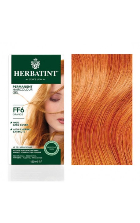 HERBATINT HERBATINT FF6 oranžová permanentní barva na vlasy  150 ml