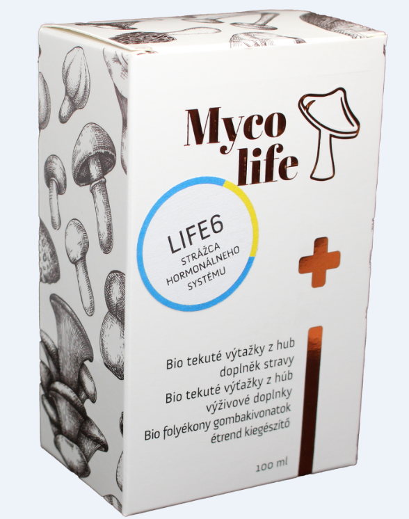Levně Mycolife MYCOLIFE-LIFE 6 bio Cordyceps, mateří kašička, 100 ml - Strážce hormonálního systému 100 ml