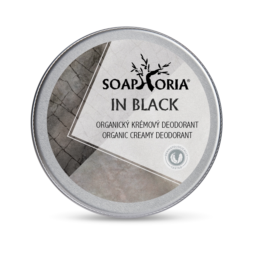 Levně SOAPHORIA In black - organický krémový deodorant 50 ml