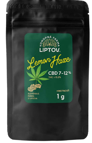 Levně Konopná farma Liptov Liptovský dárkový předmět Lemon Haze 1g 1g