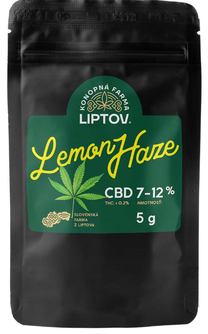 Levně Konopná farma Liptov Liptovský dárkový předmět Lemon Haze 5g 5g