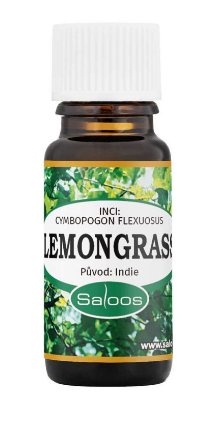 Levně Saloos Éterický olej LEMONGRASS 10 ml 10 ml