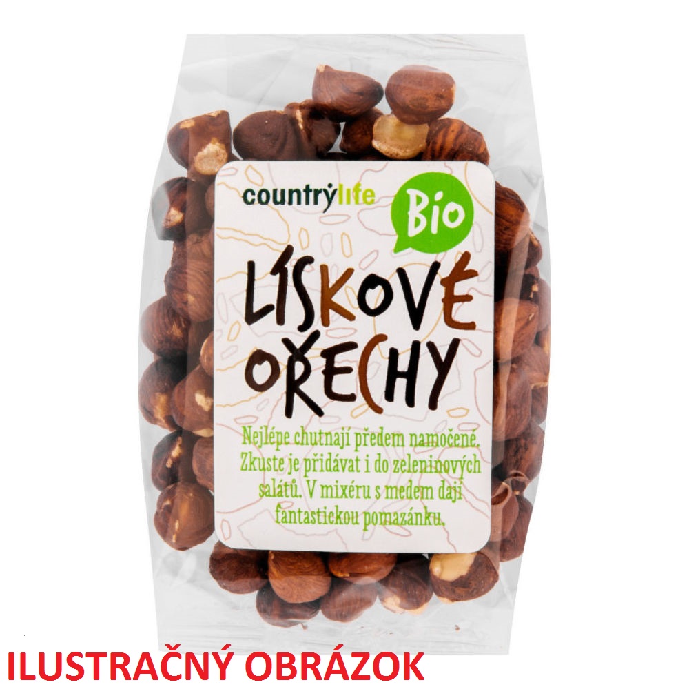 Lískové ořechy 250 g BIO COUNTRY LIFE