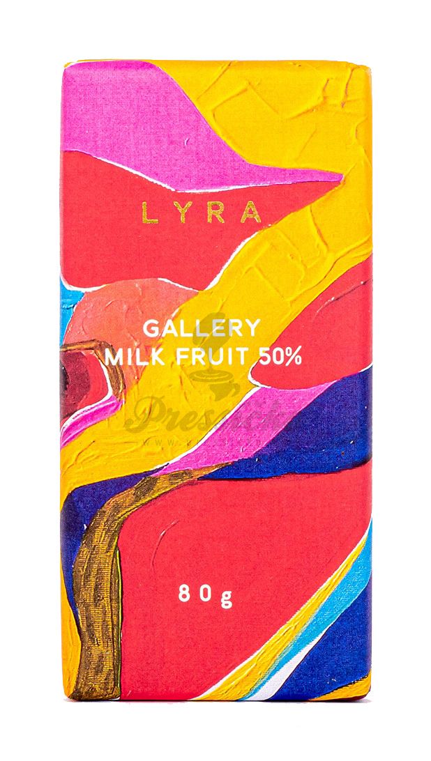 COKOLADA Lyra Gallery mléčná Fruit 80g
